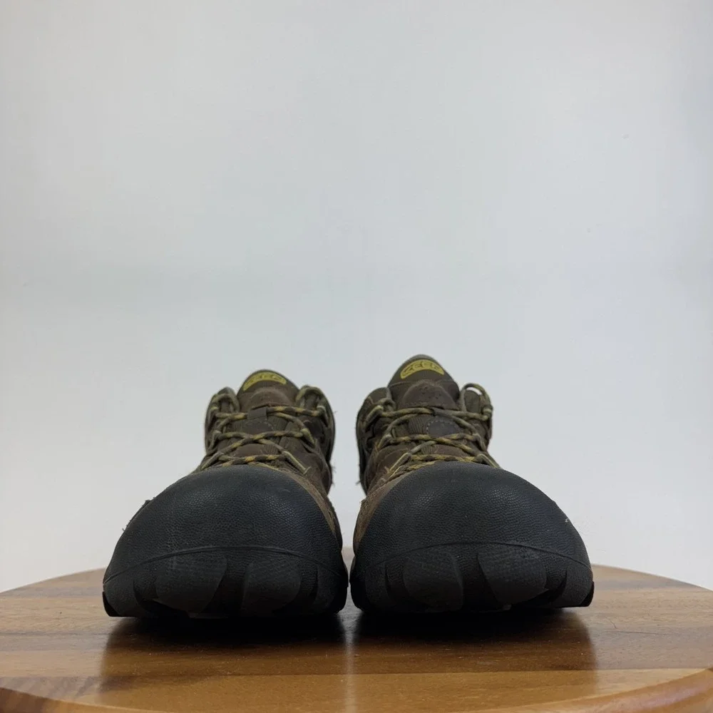Mens Keen Targhee II Waterproof Brown Leather Low Athletic Hiking Shoes Size‎ 14